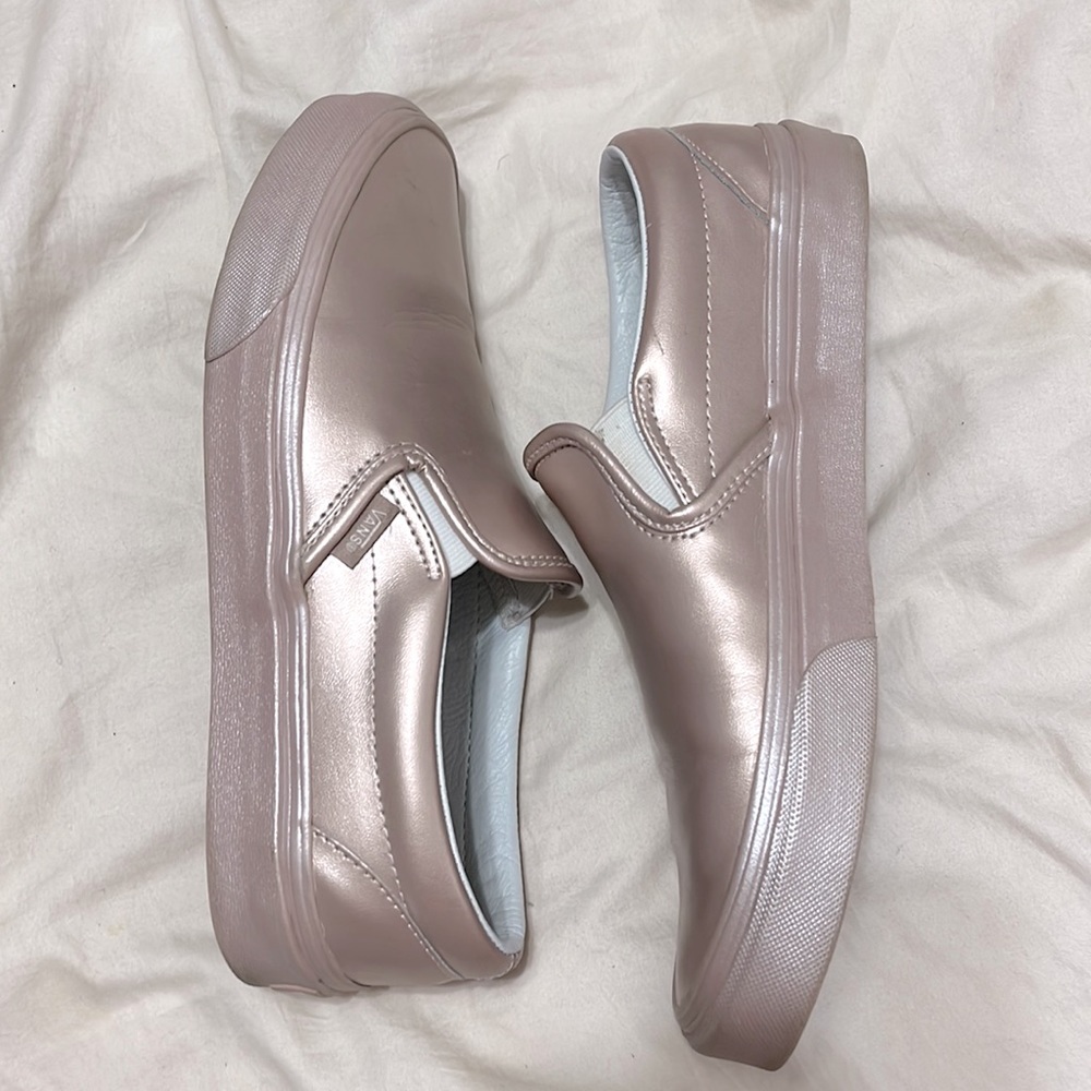 Unique Monochrome Rose Gold Vans